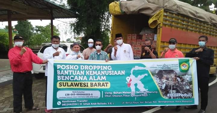 1.530 Kg Beras Bantuan dari Warga LDII Diberangkatkan ke Mamuju