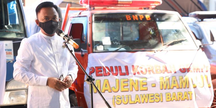 Bantu Korban Gempa Sulbar, Ilham Azikin : Kita Juga Pernah Merasakan Yang Sama