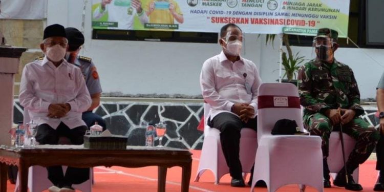 Danlanud Suryadarma Menyambut Wapres RI Dalam Kunjungannya ke Subang
