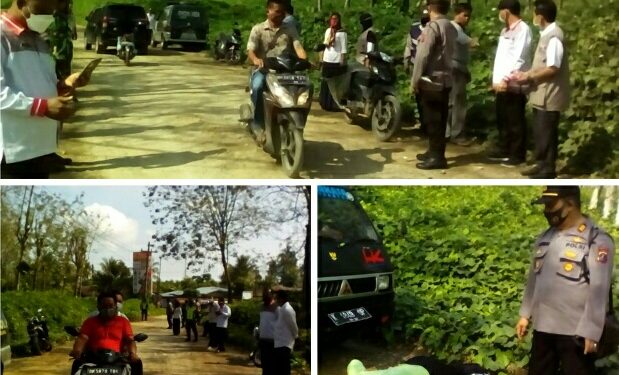 Camat Tapian Dolok Sakban Saragih.  Razia Masker Instruksi Bupati Simalungun