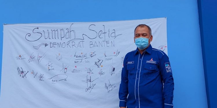DPD DEMOKRAT BANTEN MENGATAKAN STATMEN TERKAIT KLB DEMOKRAT YANG DI SUMATRA