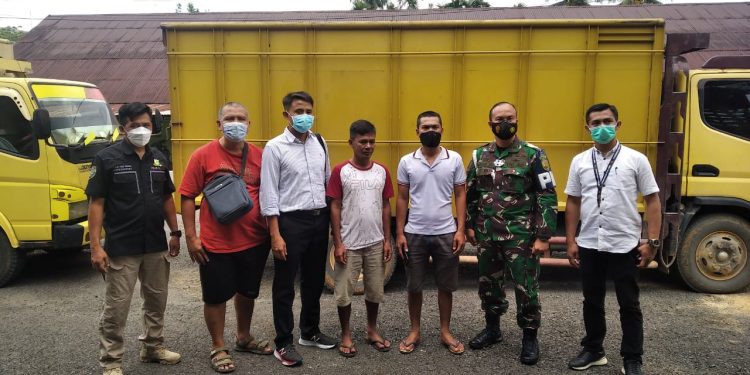 Denpom II/2 Jambi Amankan 20 Ton Minyak Mentah Ilegal