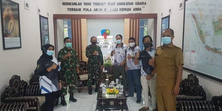 Danlanud ZAM Terima Kunjungan Perbakin NTB