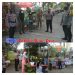 Polres Pesawaran melakukan kegiatan Pengamanan Bazar Ramadhan 1442 H di Desa Bagelen Kecamatan Gedung Tataan Kabupaten Pesawaran
