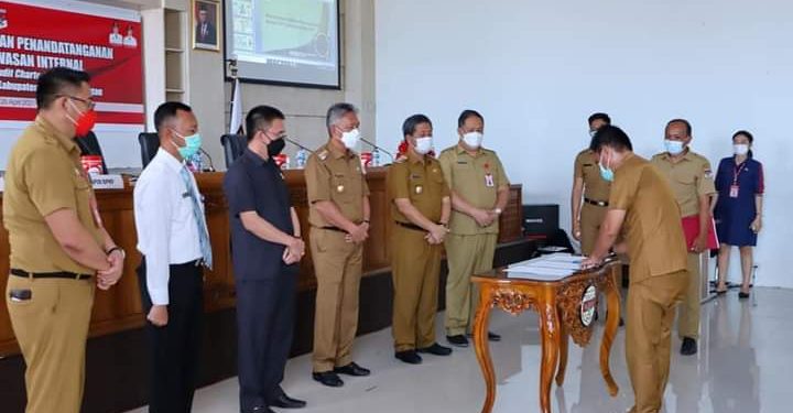 Kehadiran FDW – PYR , Inspektorat Gelar Pengawasan dan Penandatanganan piagam Penghargaan Internal Pemerintah