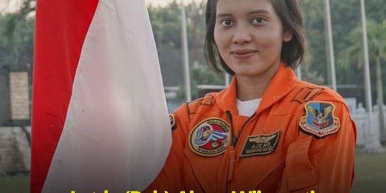 Inilah Sosok Perempuan Penerbang Pesawat Tempur Pertama Di Indonesia Letda (Pnb) Ajeng Wijayanti
