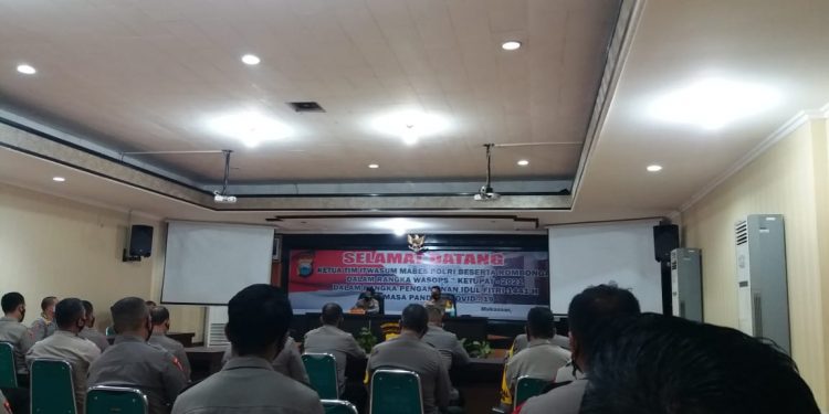 Kapolres Bone Sambut Tim Supervisi Mabes Polri