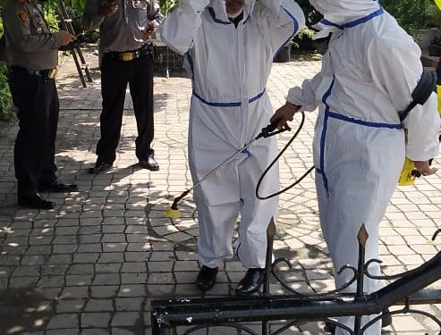 Polsek Tenayan Raya Melakukan Giat Percepatan Penanganan Covid 19