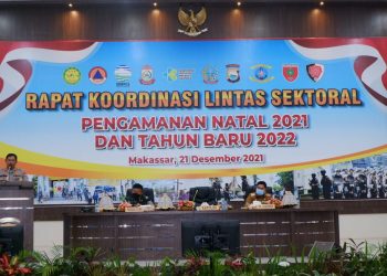 Kapolda Sulsel Buka Rakor Lintas Sektoral Dalam Rangka Kesiapan Operasi Lilin 2021