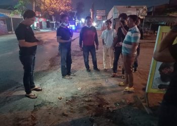 Tawuran Antar Remaja Tembali terjadi Di Jalan Klambir V Raya