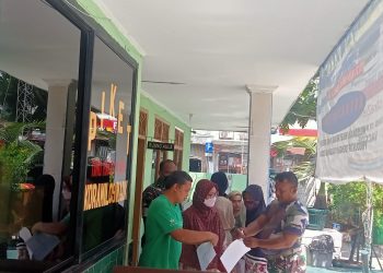 Sukseskan Vaksinasi Booster, Koramil 09/Mauk Kodim-0510/Trs Gelar Vaksinasi