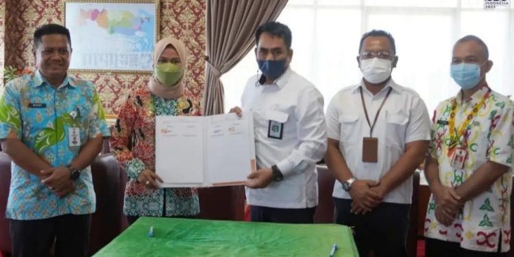 Bupati Nunukan, Terima Penyerahan Aset Dari Kementerian PUPR RI