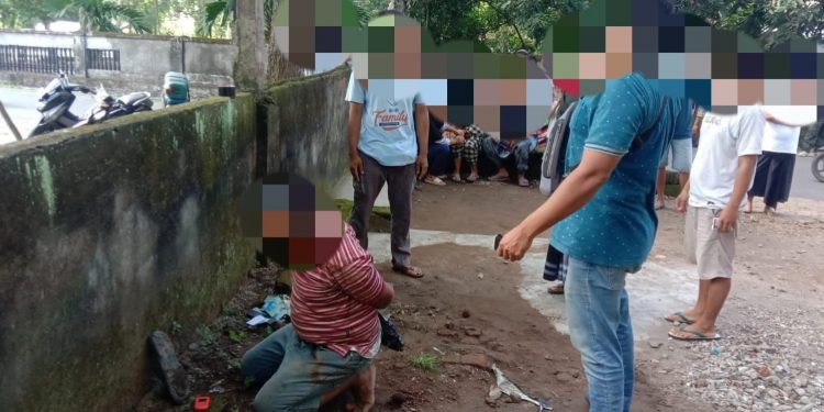 Terduga Pelaku Pencuri Sepeda Motor Diamankan di Mako Polsek Praya Barat Daya