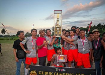 Laga Gubuk Gempeng Cup Karta Desa Anjani Sukses Digelar.