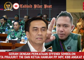 Salah Satu Anggota Prajurit TNI dan Ketua HANKAM PP MPC KBB, Geram Dengan Pernyataan Effendi Simbolon