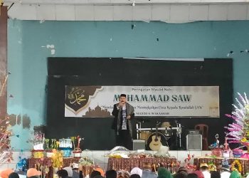 “Peserta Lomba Gerak Jalan Indah, Warnai Peringatan HUT Kabupaten Nunukan Ke – 23 Tahun”