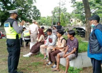 Dimulainya Operasi Zebra Tahun 2022, Satlantas Polres Lombok Tengah Lakukan Himbauan.