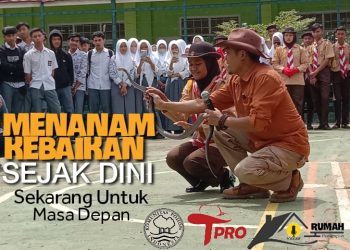 Steve Ewon Dorong Dinas Pendidikan Berdayakan Sekolah untuk Menanam Pohon.