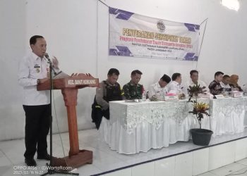 Pemkab Lampung Utara Serahkan Secara Simbolis Sertifikat Hak Milik (SHM), 3 Desa di Kecamatan Bukit Kemuning