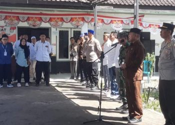 Pemerintah Desa Tanjung Luar Menyelenggarakan Apel Siaga Pilkades Serentak.