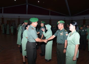 Acara Laporan Korps Kenaikan Pangkat Perwira Akmil