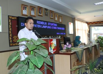 Wabup Lampung Utara Perintahkan Untuk Semua Organisasi Perangkat Daerah Agar Fokuskan Ke Lokasi Lokus Stunting