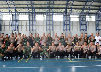Solid, TNI-Polri di Bojonegoro Halal Bihalal Bersama