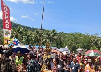 Acara Encek Encekan Di Desa Sitiarjo Meriah