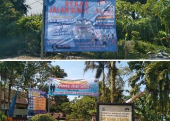 Dalam Rangka HUT KE 18 ,SMPN 03 Bantur Mengadakan Acara Gerak Jalan Sehat Dan Gelar Karya PS