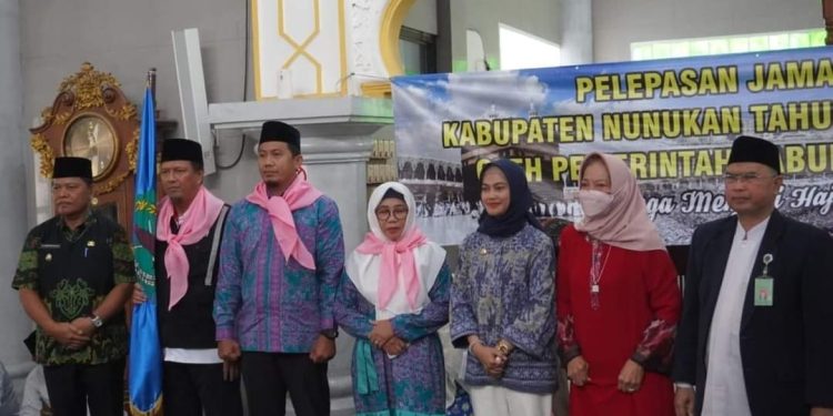Bupati Laura, Melepas 115 Jamaah Haji Tahun 1444 H/ 2023 M