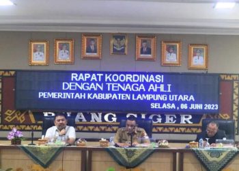 Pemkab Lampung Utara Gelar Rakor Perdana Bersama Tujuh Tenaga Ahli