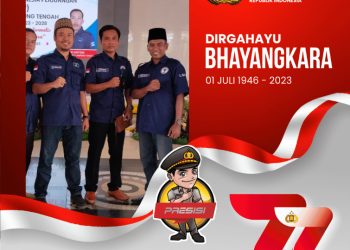 Ketua DPC LSM GPRI Lamteng Dan Jajaran Mengucapkan Selamat Hari Jadi Bhayangkara Ke 77