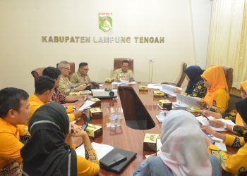 Rapat Menyambut Bakal Kunjungan Kapusnas Ke Lampung Tengah