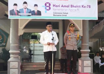 Apel Siaga Pemilu Damai Berlangsung Khidmat, Ribuan ASN Kementerian Agama Hadir !