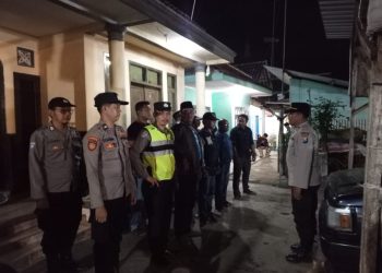 Polres Malang Bersama Muspika Bantur Amankan Seni Bantengan