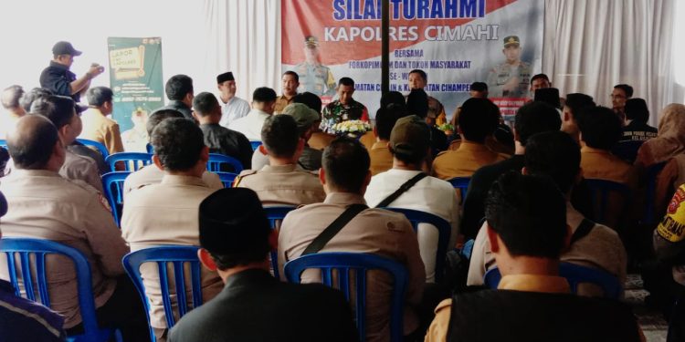 KAPOLRES CIMAHI ALDI SUBARTONO. Dalam giat Silaturahmi bersama tokoh & Forkopimcan Cililin – Cihampelas