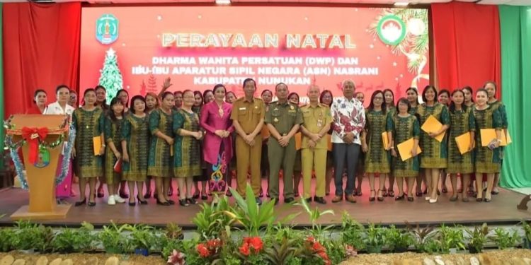 Dharma Wanita Persatuan dan Ibu Aparatur Sipil Negara Nasrani Kabupaten Nunukan, Menggelar Ibadah dan Perayaan Natal