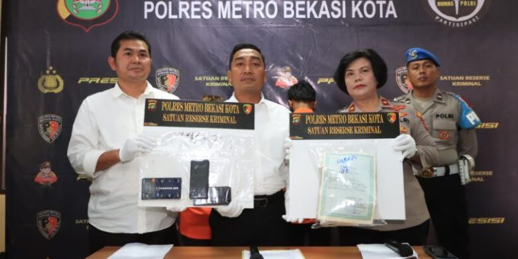 Kapolres Metro Bekasi Gelar Ungkap Kasus Perdagangan Anak Dibawah Umur Melalui Aplikasi