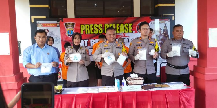 Polres Nunukan Gelar Press Release, Ungkapan Kasus Narkotika Jenis Sabu