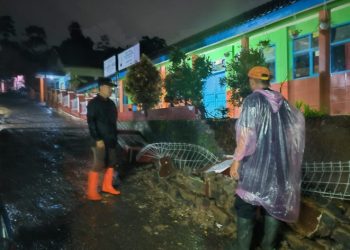 Pagar Beton SDN 2 Parigi Tagogapu Padalarang Ambruk Saat Kegiatan Belajar Mengajar Selesai, Ini Kata Kabid SD