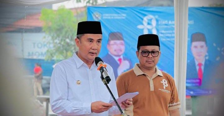 Pj Gubernur Pimpin Upacara Peringatan HAB Ke-78 di Museum Gedung Juang Tambun Tingkat Jawa Barat