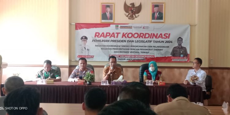 Kecamatan Bojongmangu Gelar Rapat Koordinasi Sukseskan Pemilu 2024