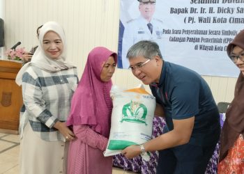 37.078 KPM Kota Cimahi Terima Bantuan Beras Cadangan Pangan Pemerintah