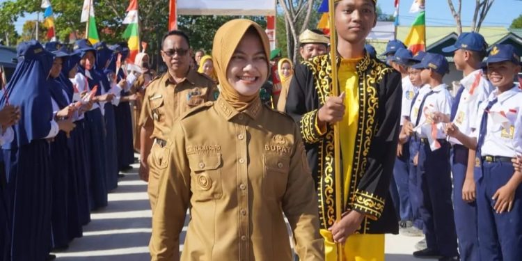 Bupati Laura Resmikan Gedung Baru SMPN 4 Nunukan Selatan