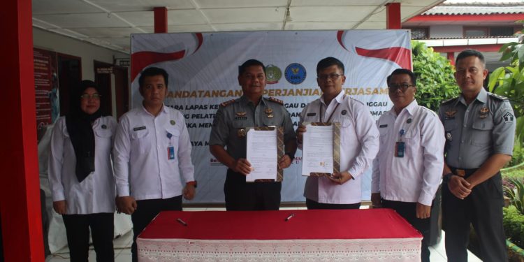 Lapas Lubuklinggau Lakukan Penandatanganan MoU dengan BNN Kota Lubuklinggau