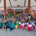 Giat senam bersama ibu ibu Desa Bantur