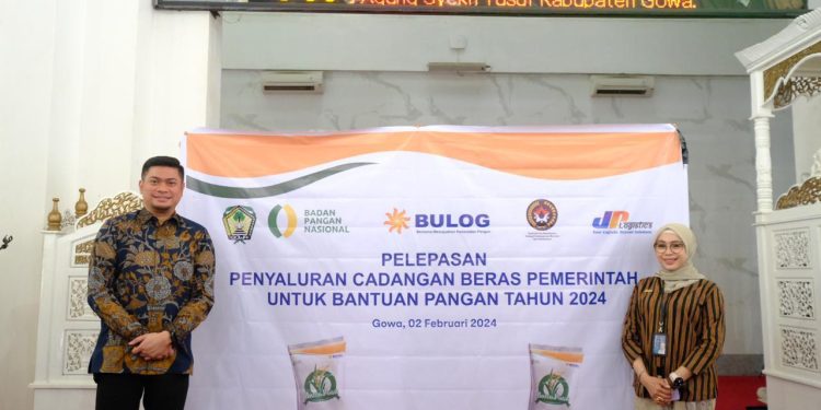 Siap-siap di 18 Kecamatan, Pemkab Gowa dan Bulog Mulai Salurkan Bantuan Cadangan Pangan Beras Setiap Bulan 10 Kg