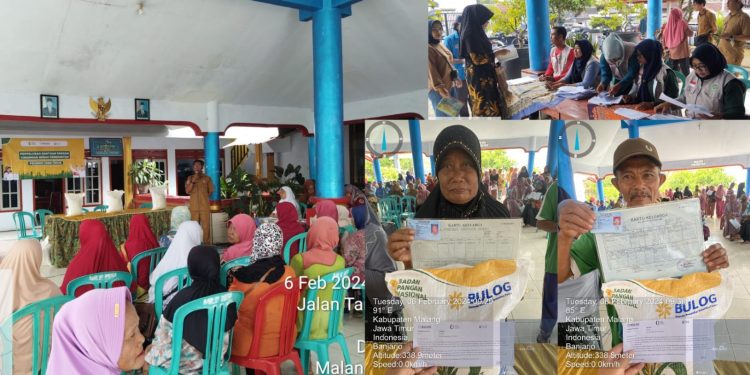 Bantuan Pangan Berupa Beras di Sumbermanjing Kulon dapat Meringankan Beban Masyarakat