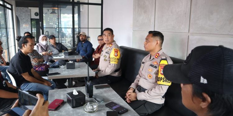Kapolres Bantaeng Ajak Insan Pers Jaga ‘Kesejukan’ Pemberitaan Jelang Pemungutan Suara