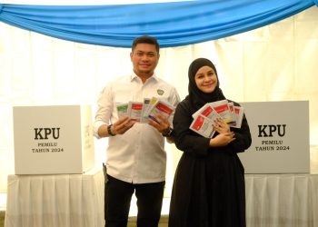 Di Kabupaten Bone, Pj. Bupati Bantaeng Salurkan Hak Pilihnya
